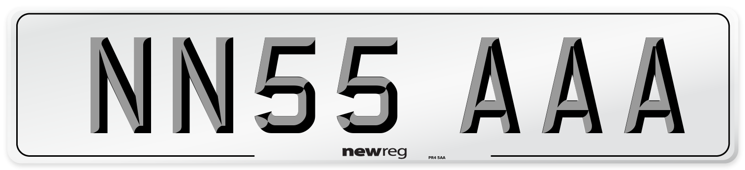 NN55 AAA Number Plate from New Reg